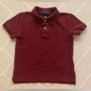 Polo by Ralph Lauren Burgundy Polo Shirt boy's size 2T